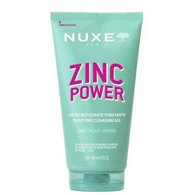 Nuxe Нюкс Цинк Пауер гель для вмивання шкіри схильної до акне Nuxe Zinc power Purifying gel, 150 мл