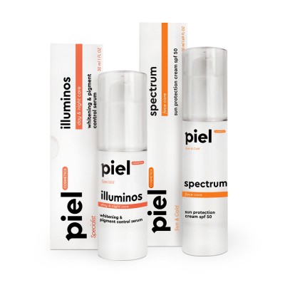 Piel Відбілювальний комплекс косметики від пігментації на обличчі Specialist, 30 мл+50мл