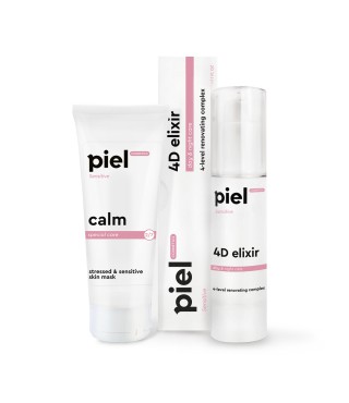 Piel Заспокійливий комплекс для відновлення чутливої шкіри Sensitive, 75мл+50мл