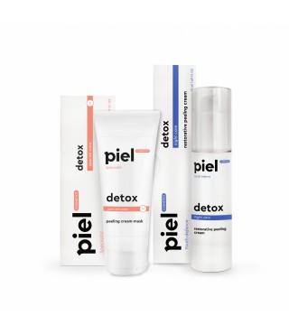 Piel Комплексний набір Детокс косметики для тьмяної стресової шкіри Detox, 75мл+50мл