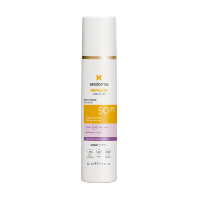 Сесдерма Омолоджуючий сонцезахисний крем для обличчя SPF 50 Sesderma Repaskin Urban 365 Anti-Aging SPF50 50 мл