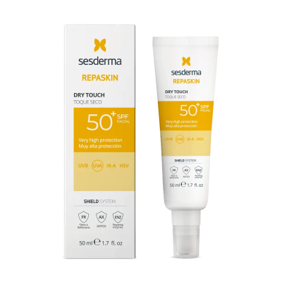 Сесдерма Сонцезахисний крем-гель SPF 50 SesDerma Repaskin Dry Touch Facial SPF 50, 50 мл