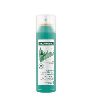 Клоран Кропива сухий шампунь для жирного волосся Klorane shampooing sec a l'ortie, 150 мл