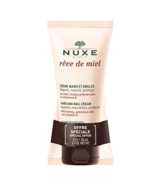Nuxe Набір ДУО Медова Мрія крем для рук та нігтів Nuxe Reve de Miel Hand cream Kit, 2* 50 мл