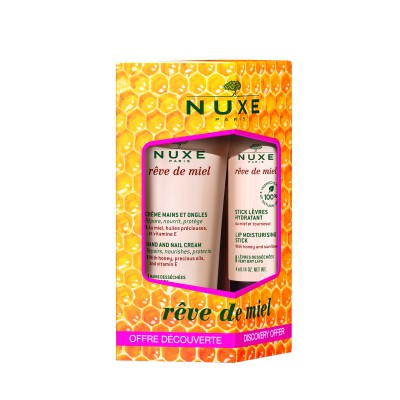 Nuxe Набір Медова мрія стік для губ 4 г+ Крем для рук 30 мл Nuxe Rêve de miel Stick +hand