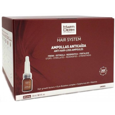 Мартідерм Ампули від випадіння волосся Martiderm Hair System Anti Hair-Loss Ampoules , 28 шт