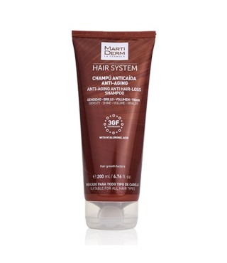 Martiderm Шампунь проти випадіння волосся антивіковий Martiderm Hair System Anti-Aging Anti-Hair Loss Shampoo, 200 мл