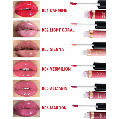 DERMA SERIES Блиск для губ Vermilion RENEO LIPS 7 мл