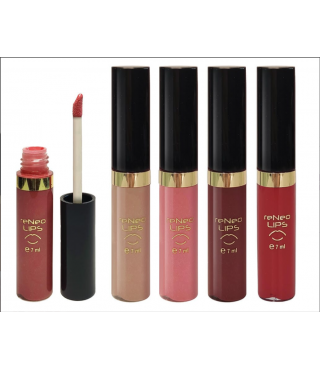 DERMA SERIES Блиск для губ Light coral RENEO LIPS 7 мл