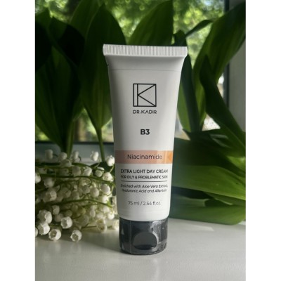 Dr. Kadir Крем для обличчя для проблемної та жирної шкіри В3 Extra Light Day Cream for Oily and Problematic Skin, 75 мл
