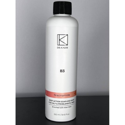 Dr. Kadir Очищаючий гель для проблемної шкіри глибокої дії В3 Deep Action Soapless Soup, 250 мл