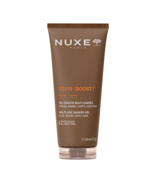 Nuxe Мен Буст гель для душу для обличчя, бороди, тіла та волосся Nuxe Men Boost Multi-Use Shower Gel, 200 мл