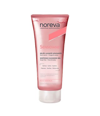 Noreva Сенсідіан заспокійливий очищуючий гель Noreva Sensidiane soothing cleansing gel 200 мл