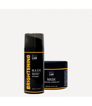 BIOLAB Estetic Освітлююча маска з бакучиолом та білою глиною Brightening Mask with Bakuchiol & White Clay, 100 мл