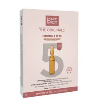 Martiderm Оріджиналс Формула N10 Колор Тач Martiderm Originals Formula №10 HD Color Touch SPF30, 5 ампул