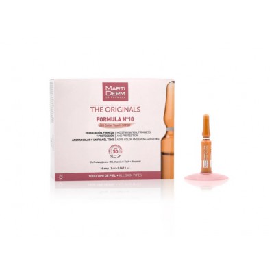 Мартідерм Оріджиналс Формула N10 Колор Тач Martiderm Originals Formula №10 HD Color Touch SPF30, 10 ампул