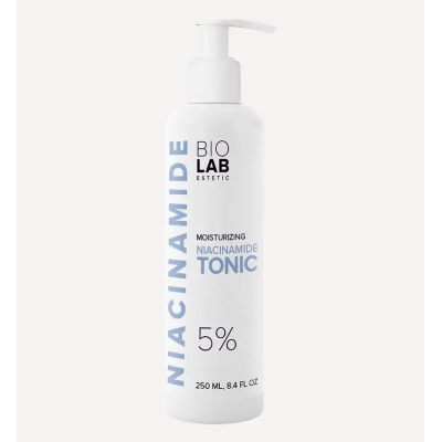 BIOLAB Estetic Зволожуючий тонік з ніаціамідом 5% Moisturizing Niacinamide Tonic 5%, 250 мл