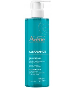 Авен Клінанс Очищуючий Матуючий гель Avene Cleanance Gel nettoyant, 400 мл