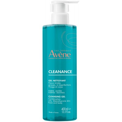 Авен Клінанс Очищуючий Матуючий гель Avene Cleanance Gel nettoyant, 400 мл