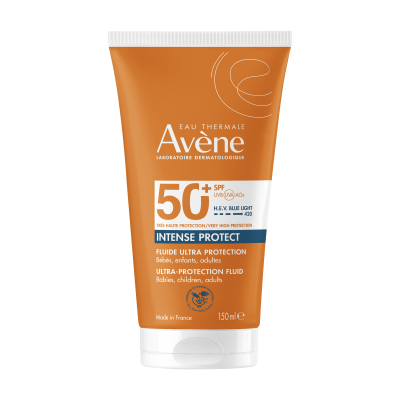 Авен Сонцезахисний Флюїд Інтенс Протект Ультра-водостійкий SPF50+ Avene Intense Protect SPF50+ Fluide, 150 мл