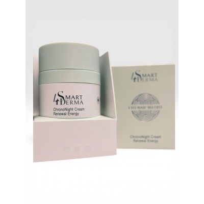 Smart4Derma ChronoNight Cream Renewal Energy Екзосомальний нічний крем з NAD, 50 мл