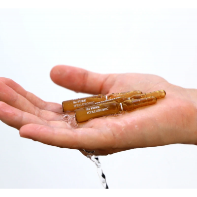 LaCabine Висококонцентрована зволожувальна ампула проти зморшок шкіри обличчя з 5 гіалуроновими кислотами 5xPURE HYALURON, 10*2 мл