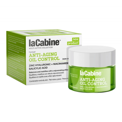 LaCabine Антивіковий крем-гель для комбінованої та жирної шкіри обличчя ANTI-AGING OIL CONTROL CREAM, 50 мл
