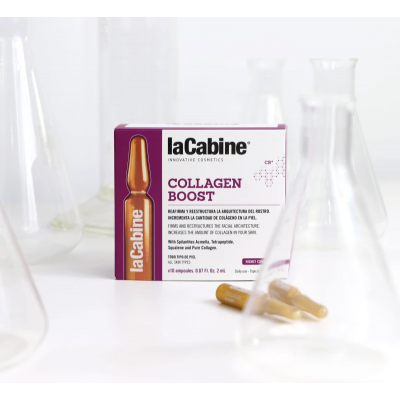 LaCabine Висококонцентрована ампула з колагеном для пружності шкіри обличчя COLLAGEN BOOST, 10*2 мл LaCabine Висококонцентрована ампула з колагеном для пружності шкіри обличчя COLLAGEN BOOST, 10*2 мл