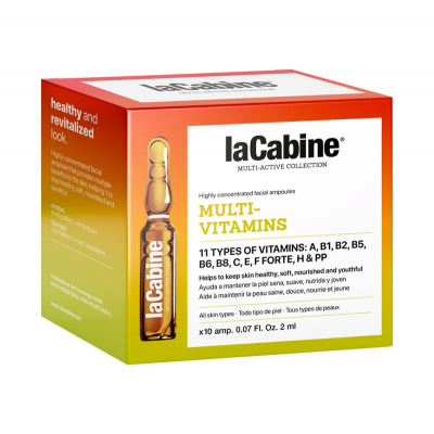 LaCabine Висококонцентровані мультивітамінні ампули для обличчя MULTI-VITAMINS, 10*2 мл