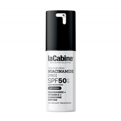 LaCabine Сонцезахисний крем-флюїд для обличчя з ніацинамідом SPF50 NIACINAMIDE PRO LIGHT SPF50, 30 мл