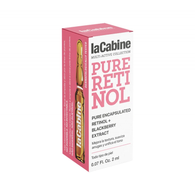 LaCabine Висококонцентрована ампула з ретинолом для покращення текстури шкіри обличчя PURE RETINOL, 2 мл