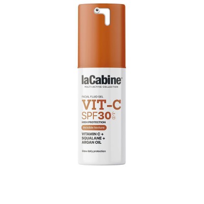 LaCabine Сонцезахисний гель-флюїд для обличчя з вітаміном С SPF30 GEL VIT-C INVISIBLE SPF30, 30 мл