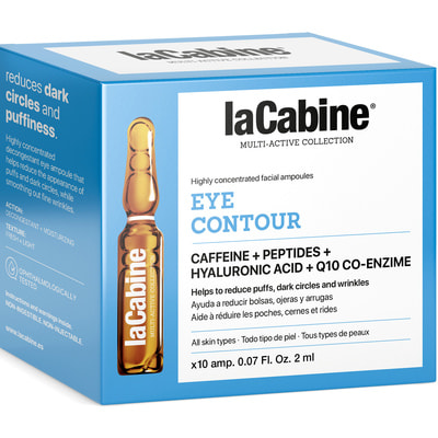 LaCabine Висококонцентровані ампули для шкіри навколо очей проти набряків та темних кіл Eye Contour, 10*2 мл