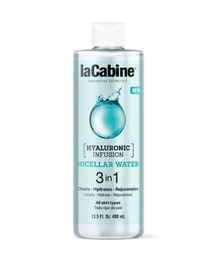 LaCabine Вода міцелярна з гіалуроновою кислотою 3 в 1 Micelar Water, 400 мл