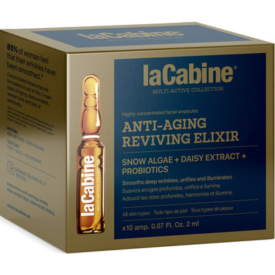 LaCabine Висококонцентровані ампули для обличчя відновлювальні та антивікові ANTI-AGING REVIVING ELIXIR, 10*2 мл