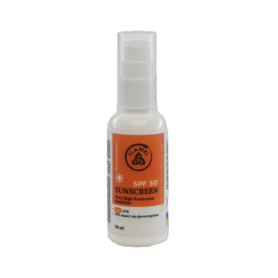 FLAMEL Сонцезахисна емульсія для обличчя SPF50+ SUNSCREEN, 50 мл