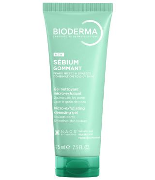 Bioderma Себіум Гель-скраб Гомман Bioderma Sebium Exfoliating Purifying Gel 75 мл