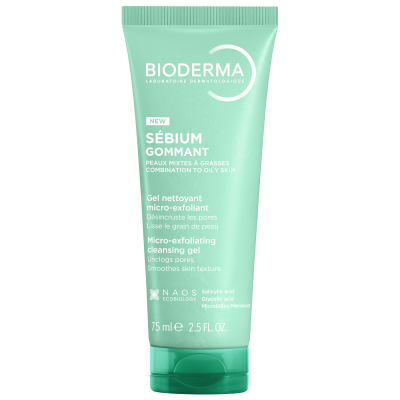 Bioderma Себіум Гель-скраб Гомман Bioderma Sebium Exfoliating Purifying Gel 75 мл