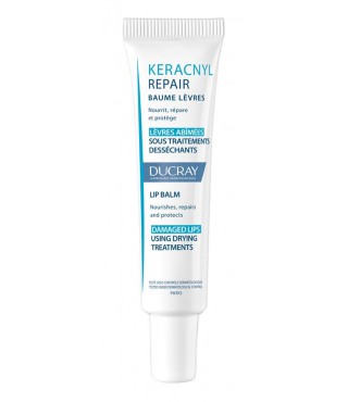 Дюкре Керакніл відновлюючий бальзам для губ Ducray Keracnyl Repair Lip Balm 15мл