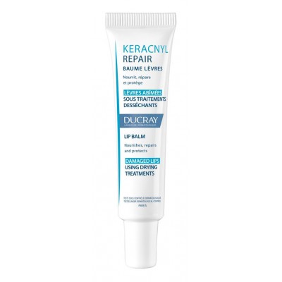 Дюкре Керакніл відновлюючий бальзам для губ Ducray Keracnyl Repair Lip Balm 15мл
