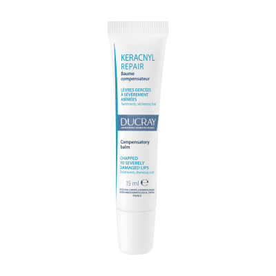 Дюкре Керакніл відновлюючий бальзам для губ Ducray Keracnyl Repair Lip Balm 15мл