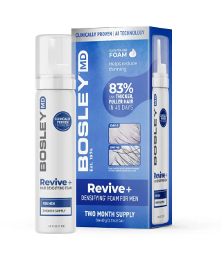 BOSLEY Піна проти випадіння волосся у чоловіків Revive+, 60 г