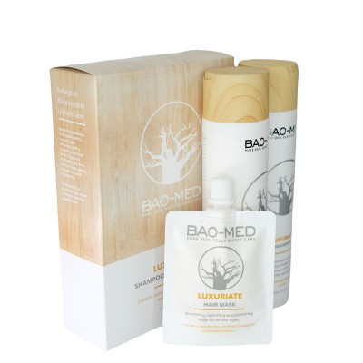 Bao-Med Подарунковий набір (шампунь, кондиціонер, маска) Luxuriate Hair set, 3 од.