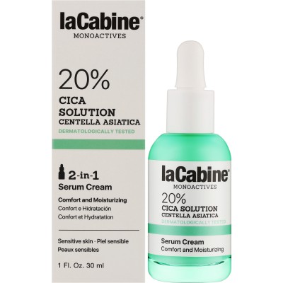 LaCabine Крем-сироватка для обличчя Monoactives 20% CICA Solution Serum, 30 мл