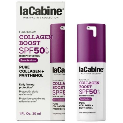 LaCabine Сонцезахисний крем-флюїд із колагеном Collagen Boost SPF50 Fluid Cream, 30 мл LaCabine Сонцезахисний крем-флюїд із колагеном Collagen Boost SPF50 Fluid Cream, 30 мл