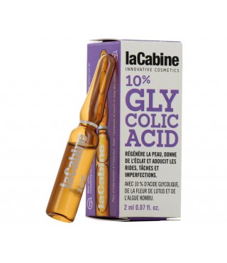 LaCabine Концентрована сироватка з відлущувальним ефектом Glycolic Acid 10%, 2 мл