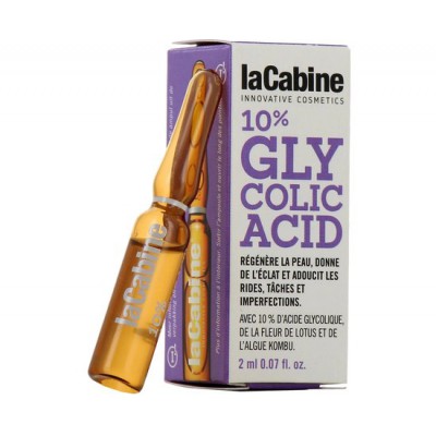 LaCabine Концентрована сироватка з відлущувальним ефектом Glycolic Acid 10%, 2 мл