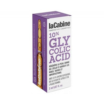LaCabine Концентрована сироватка з відлущувальним ефектом Glycolic Acid 10%, 2 мл LaCabine Концентрована сироватка з відлущувальним ефектом Glycolic Acid 10%, 2 мл