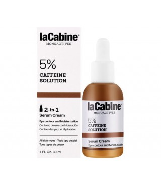 LaCabine Зволожувальна крем-сироватка для контуру очей Caffeine 5% Solution 2 in 1 Serum Cream, 30 мл