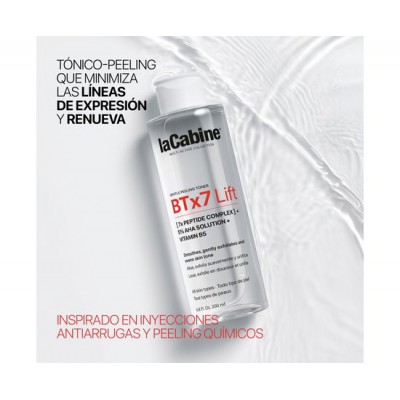 LaCabine Тонік-пілінг із 7-пептидним комплексом і АНА-кислотами BTx7 Lift Peeling Toner, 200 мл